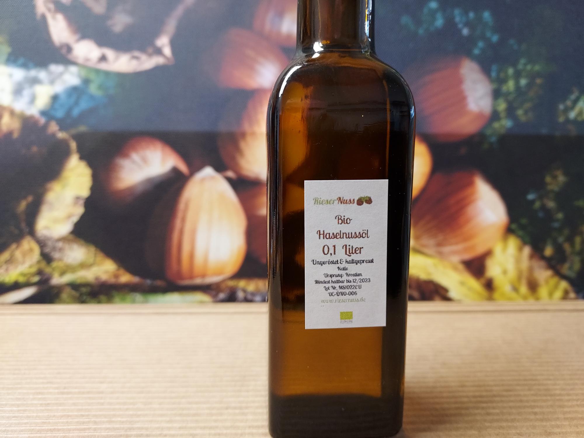 Rieser Organic Hazelnut Oil 0,10L